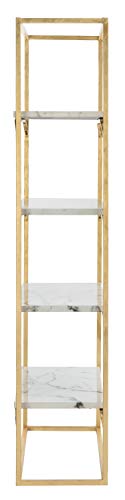 Safavieh Home Collection Fiora 4 Tier Etagere, Gold and White