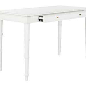 Safavieh Home Office Noely Modern Coastal White 1-drawer Writing Desk