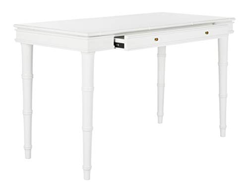 Safavieh Home Office Noely Modern Coastal White 1-drawer Writing Desk