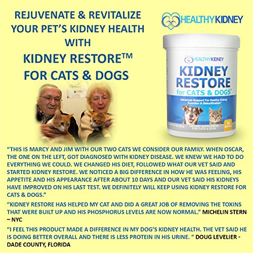 Cat and Dog Kidney Support, Natural Renal Supplements to Support Pets, Feline, Canine Healthy Kidney Function and Urinary Track. Essential for Pet Health, Pet Alive, Easy to Add to Cats and Dogs Food