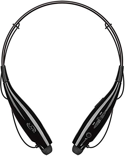 iLive Bluetooth Neckband Earbuds, Include 3 Sets of Ear Tips and Micro-USB to USB Cable, Black (IAEB18B)