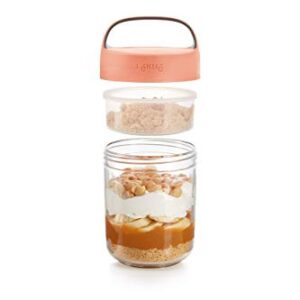 Lékué Jar to Go, 400 ml, Coral