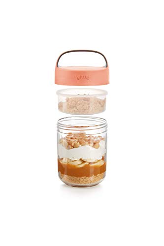 Lékué Jar to Go, 400 ml, Coral