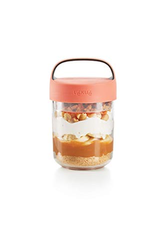 Lékué Jar to Go, 400 ml, Coral