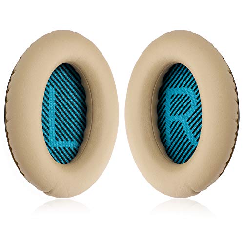 YOCOWOCO Headphones Replacement Earpads Ear Cushions for Bose QuietComfort 25—Soft Ear Pads Compatible with QC15 QC25 QC2 QC35/ Ae2 Ae2i Ae2w SoundTrue and SoundLink(Around-Ear)