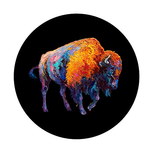 Buffalo Shirt Bison American Buffalo Gift PopSockets Swappable PopGrip