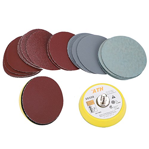 Glass Polishing Kit Scratch Removal Set 34 Pcs Deep Scratch Remover Ceric Dioxide Abrasive Discs Polish Pad Felt for Windscreen and Glass