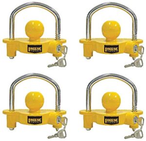 reese towpower 72783 universal coupler lock, adjustable storage security, heavy-duty steel (4)
