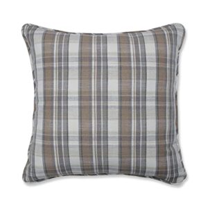 pillow perfect indoor bebe cobblestone throw pillow, 18" x 18", grey