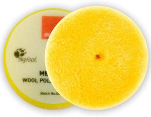 rupes medium yellow wool pad 145mm/ 5.75" (single)