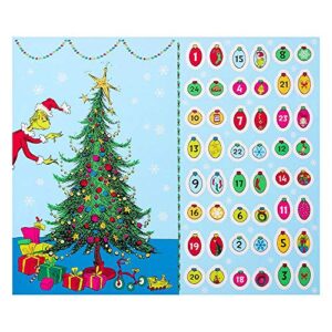 kaufman how the grinch stole christmas advent calendar 36in panelholiday quilt fabric