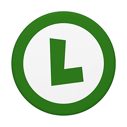 Super Green Letter "L" Video Game Icon Logo PopSockets PopGrip: Swappable Grip for Phones & Tablets