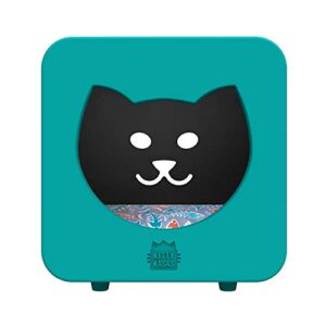 kitty kasas new! standard snap-on modular cat house, bedroom cube, teal (kkb-115)