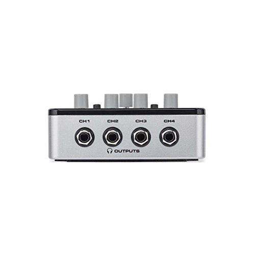 Samson QH4 4-Channel Studio Headphone Amplifier + 2 Stereo Headphones + 2 Stereo Interconnect Cable, Photo4Less Clean Cloth - Top Value Amplifier Bundle