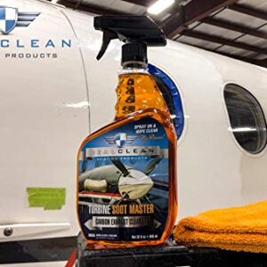 RealClean Aviation Degreaser/Carbon Soot Remover for aircraft/Aircraft Detailing Supplies/Turbine Soot Master Created by Professional Aircraft Detailers- 16 oz Spray Bottle