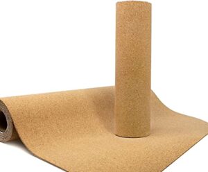 vvivid adhesive backed natural cork board sheet paper roll (15.9 inch x 6.5ft