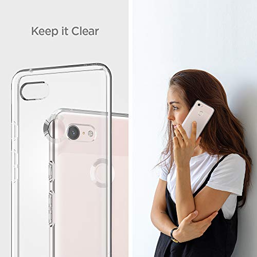 Spigen Liquid Crystal Designed for Google Pixel 3 Case (2018) - Crystal Clear