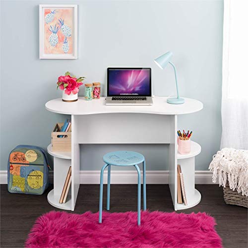 Prepac Kurv Compact Student Desk, White
