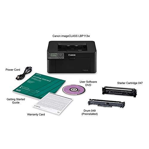 Canon LBP113w imageCLASS (2207C004) Wireless, Mobile-Ready Laser Printer, 23 Pages Per Minute, Black