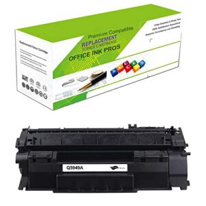 premium ink&toner | re-manufactured toner cartridge replacement for q5949a(universal with q7553a) – standard yield laser printer cartridge compatible with canon, hp