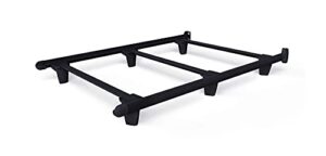knickerbocker embrace designer foundation - full size - black bed frame - heavy duty
