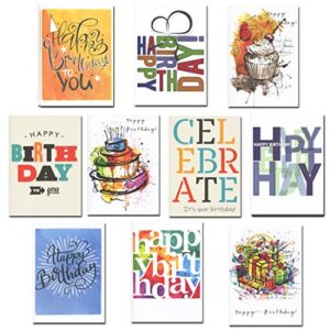 cronincards birthday cards business assortment 30 cards greeting inside each 32 envelopes made in usa