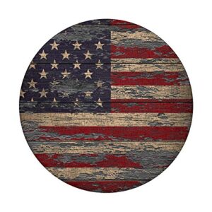 American Flag Weathered PopSockets PopGrip: Swappable Grip for Phones & Tablets