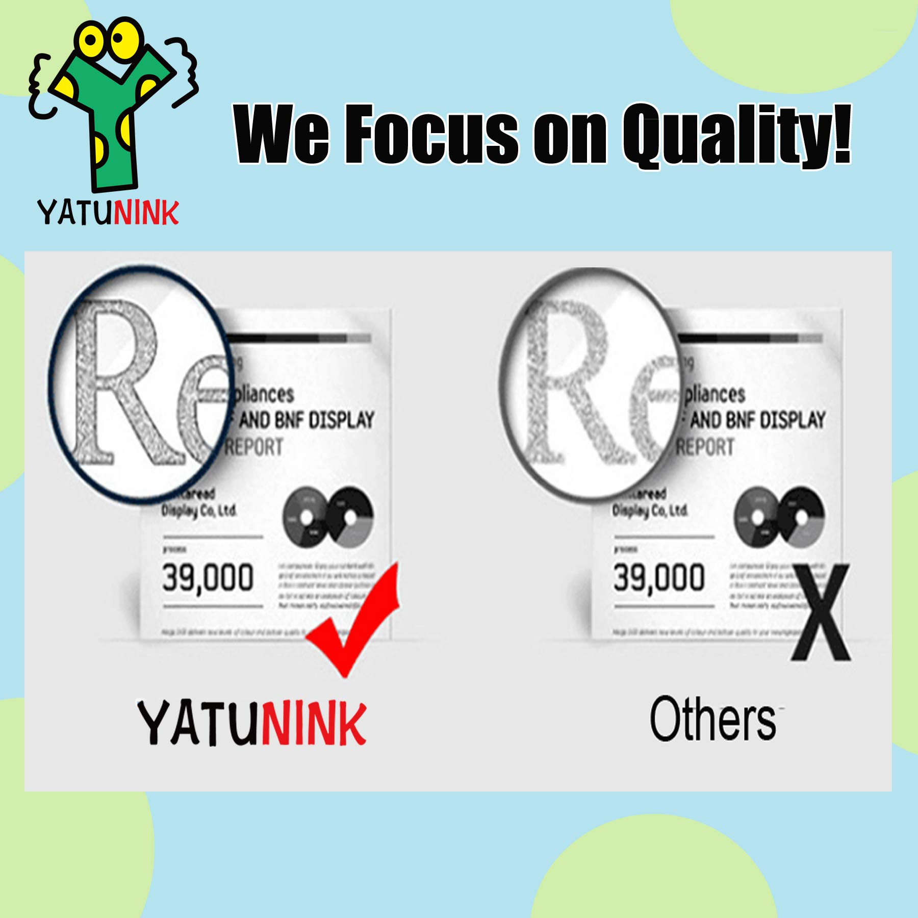 YATUNINK Replacement Ink Cartridge Replacement for HP 15 Ink Cartridge Black Work with Deskjet / FAX / Officejet / PSC Series Printer ( 1 Black )