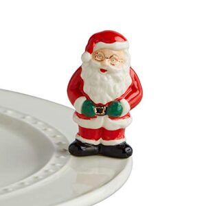 nora fleming hand-painted mini: father christmas (santa claus) a221