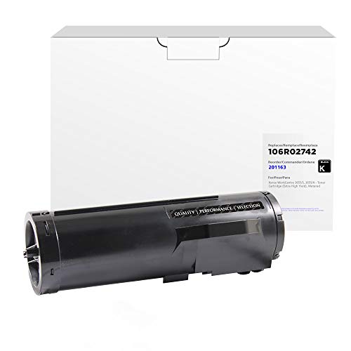 Clover Remanufactured Toner Cartridge Replacement for Xerox 106R02742 | Black