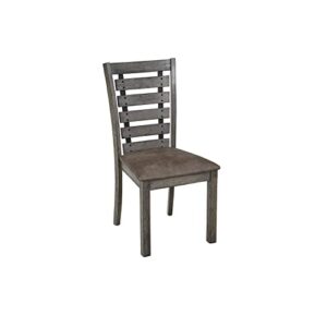 progressive furniture fiji dining chairs (2/ctn), gray