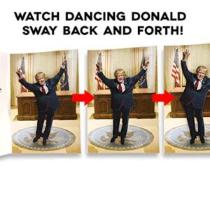 TALKING & DANCING Trump Birthday Card – Trump Dances When Card is Opened - Trump’s REAL Voice - Donald Trump Gifts for Men - Trump 2024 - Trump Stuff - Funny Birthday Card, Happy Birthday Card for Him