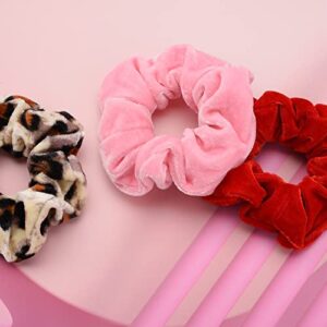 12 Pcs Hair Scrunchies Velvet Elastic Hair Bands Scrunchy Hair Ties Ropes Scrunchie for Women or Girls Hair Accessories