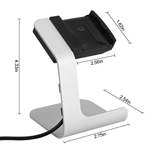 Tranesca Charging Stand/Charging Dock/Charging Cradle Compatible with Fitbit Ionic with 6ft Charging Cable Integrated