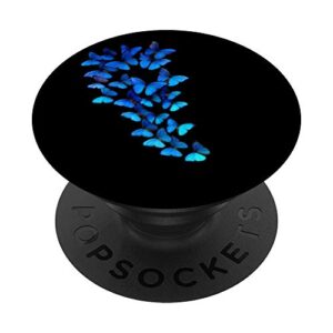 Beautiful Blue & Black Butterflies Design PopSockets PopGrip: Swappable Grip for Phones & Tablets