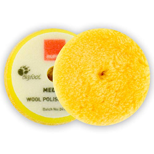 Rupes Medium Yellow Wool Pad 90mm/ 3.5" (Single)