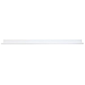 inplace shelving lewis hyman 9602034e floating shelf with invisible brackets, 60", white