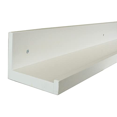 InPlace Shelving Lewis Hyman 9602034E Floating Shelf with Invisible Brackets, 60", White