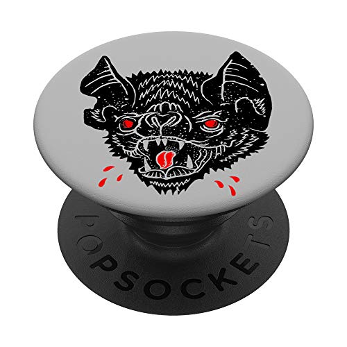 Creepy Spooky Halloween Vampire Bat Blood PopSockets Swappable PopGrip