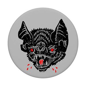 Creepy Spooky Halloween Vampire Bat Blood PopSockets Swappable PopGrip