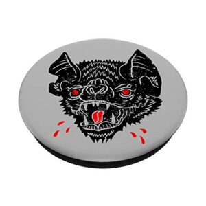 Creepy Spooky Halloween Vampire Bat Blood PopSockets Swappable PopGrip