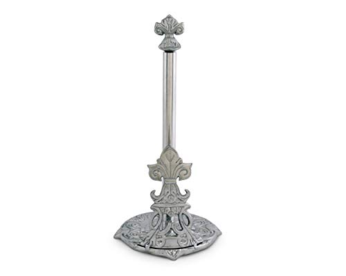 Arthur Court Designs Aluminum Fleur-De-Lis 13" Paper Towel Holder