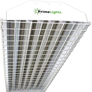 primelights led highbay w/protective steel wire guard mesh cover shatter proof shop warehouse light fixture 17,100 lumens