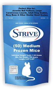 strive (50) medium frozen mice