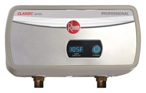 rheem 208/240v undersink electric tankless water heater, 5500 watts, 29 amps - water heaters