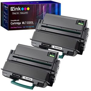e-z ink (tm compatible toner cartridge replacement for samsung 203l 203 mlt-d203l high yield to use with proxpress m3370fd m3870fw m4070fr m3320nd m3820dw m4020nd (black, 2 pack)