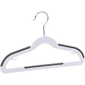 amazon basics plastic kids clothes hangers with non-slip pad, 30-pack, 12.8" w x 8" h x 0.3" d