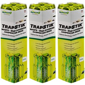 RESCUE! TrapStik for Wasps, Mud Daubers, Carpenter Bees - 3 Pack