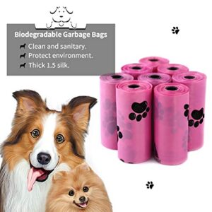 HaoDeng Poop Bag Dispenser - Includes 1 Roll (15 Bags) - Large, Earth-Friendly, Leak-Proof Pet Waste Bags