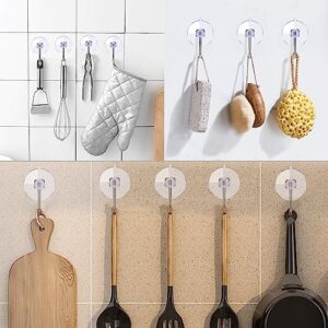 DSMY - 27 Packs Suction Cup Hooks,Home Kitchen Bathroom Suction Hooks,Window Suction Cups with Hooks Wall Hooks for Glass Towel Keys Ballons Party
